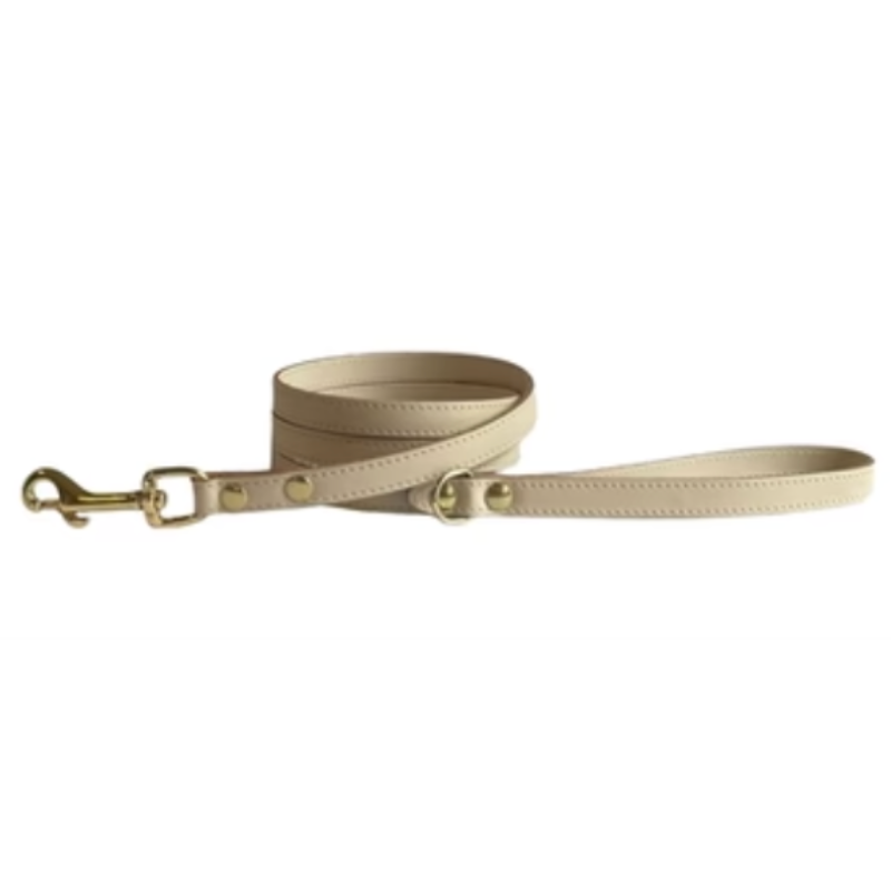 Sazzz Dog Leash Passion Classic Leather Cream